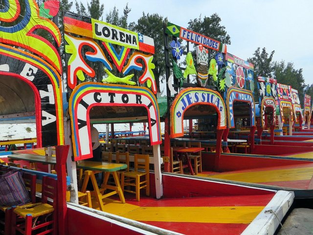 Fiesta swinger en trajinera